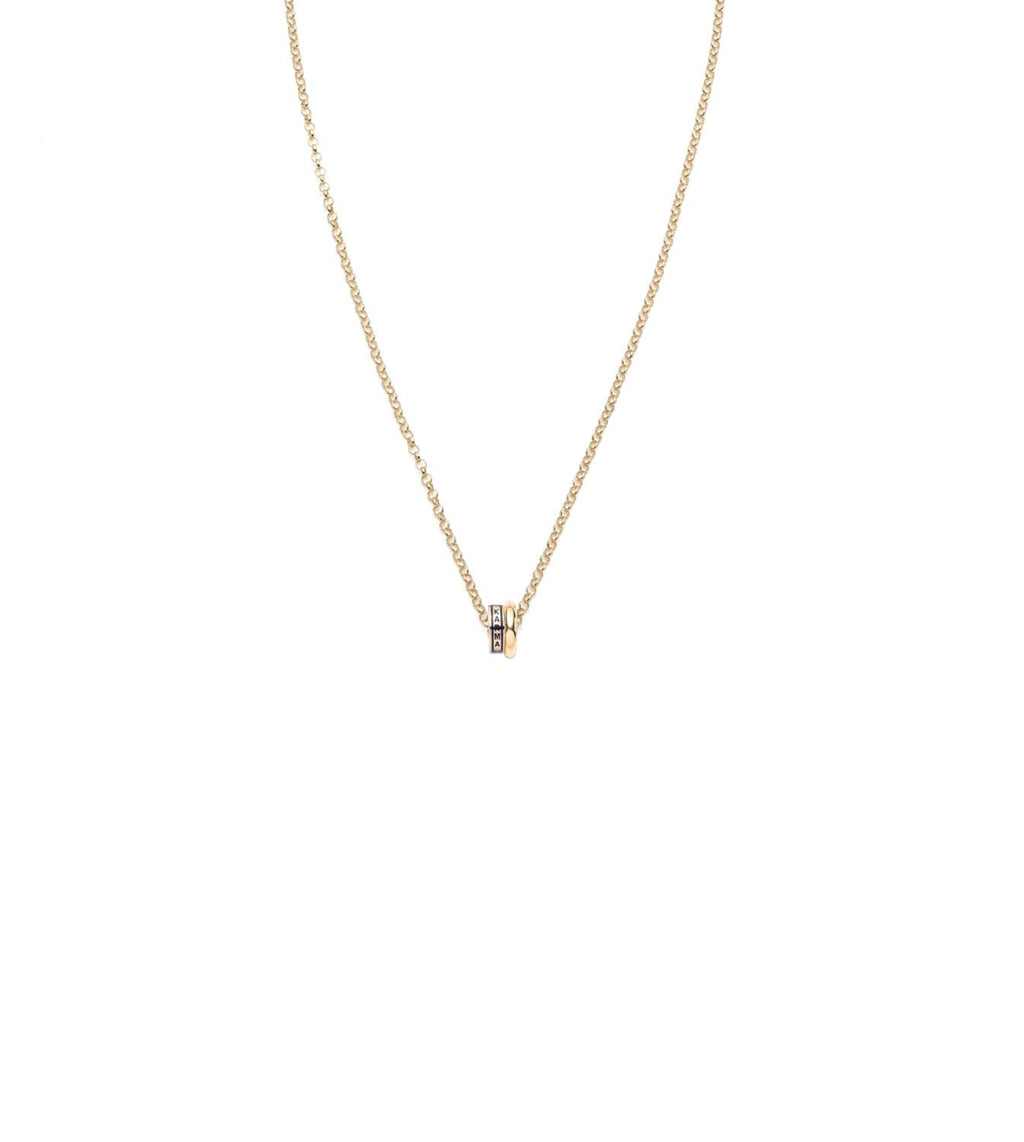 Tenet & Large Gold : Heart Beat Fine Belcher Chain Necklace Story view 1