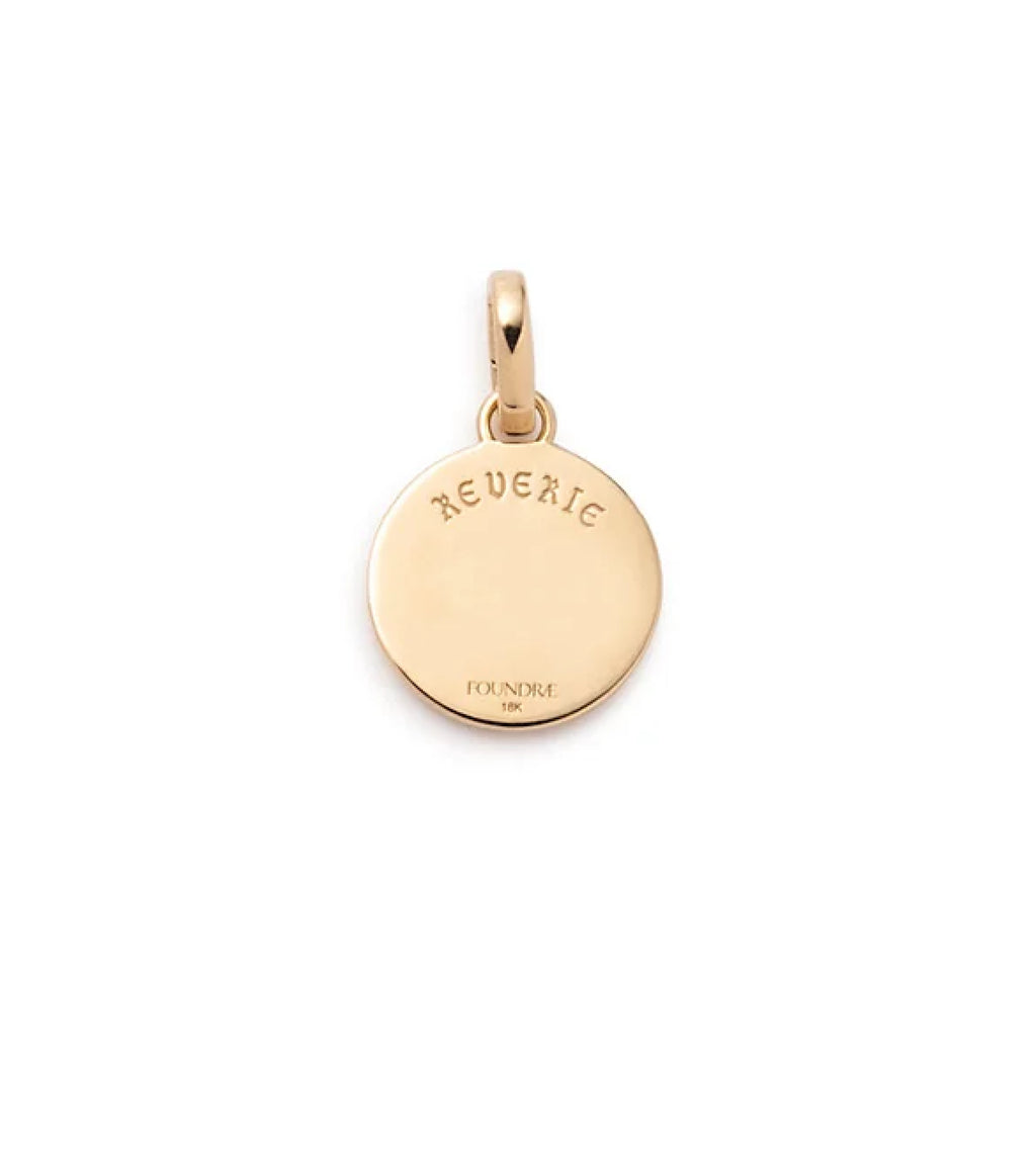 18K Yellow Gold Reverie : Baby Medallion with Oval Pushgate – FoundRae