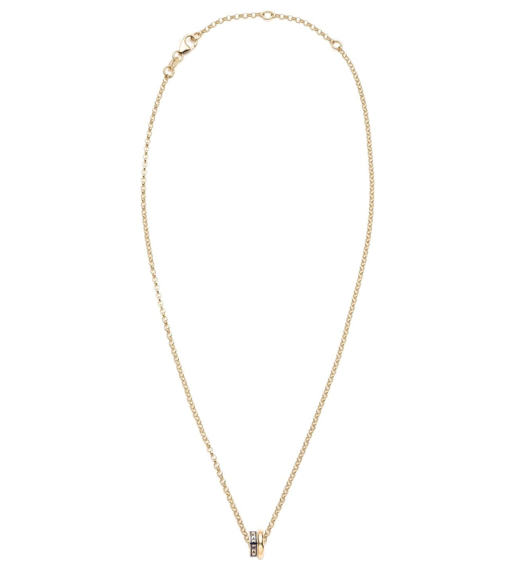 18K  Yellow  Gold Tenet & Large Gold : Heart Beat Fine Belcher Chain Necklace Story – FoundRae