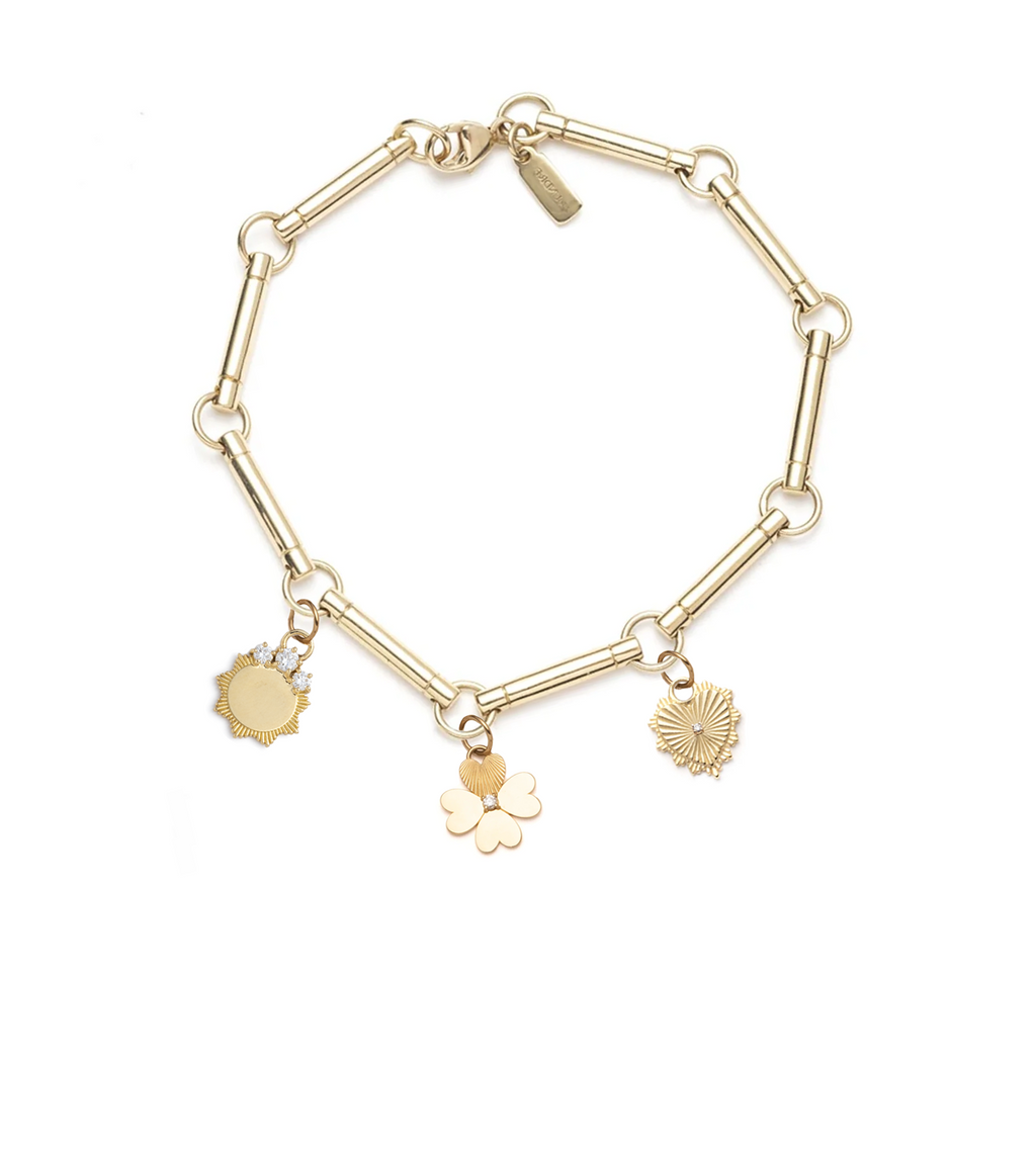 True Love & Engravable : Element Chain Bracelet view 1