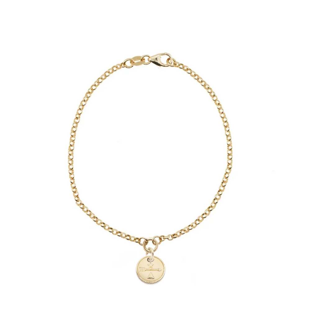 Dream Small Belcher Bracelet : In Yellow Gold view 1