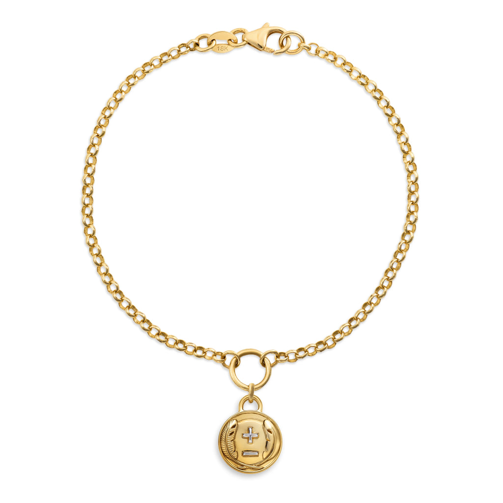 18K Yellow Gold Vivacity | Ever Growing Love Small Belcher Bracelet | Yellow Gold – FoundRae view 1