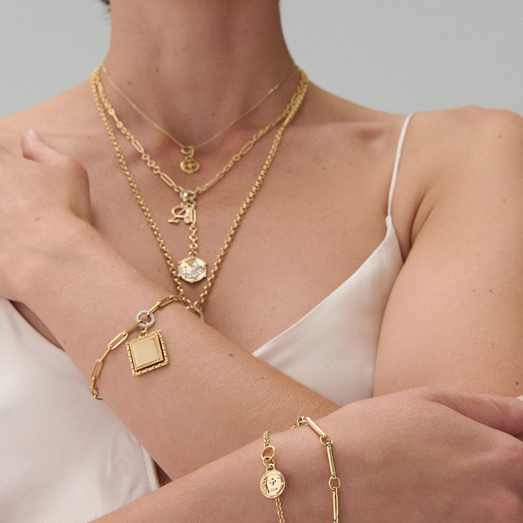 18K Yellow Gold Vivacity | Ever Growing Love Small Belcher Bracelet | Yellow Gold – FoundRae view 2