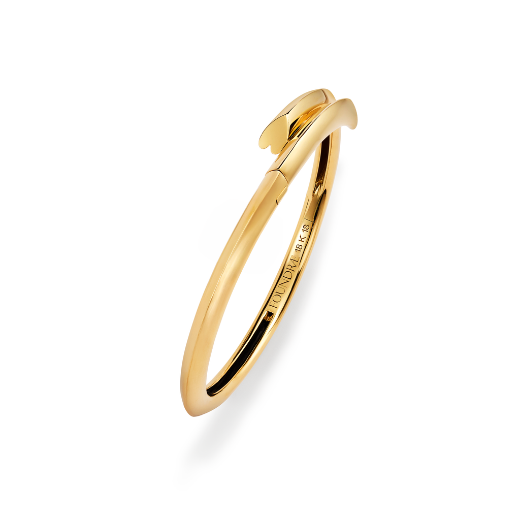Strong Hearts | Strong Hearts Bangle | 18K Yellow Gold view 1
