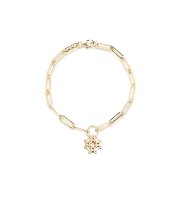 Liven Co -Lucky Clover Clip Charm | Charms for Bracelets and Necklaces | Liven Yellow Gold