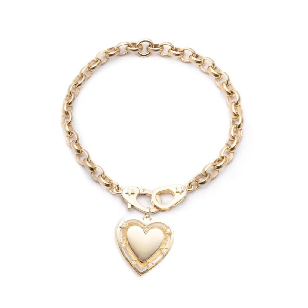Heart Token - Love : Heavy Belcher Sister Hook Bracelet view 1