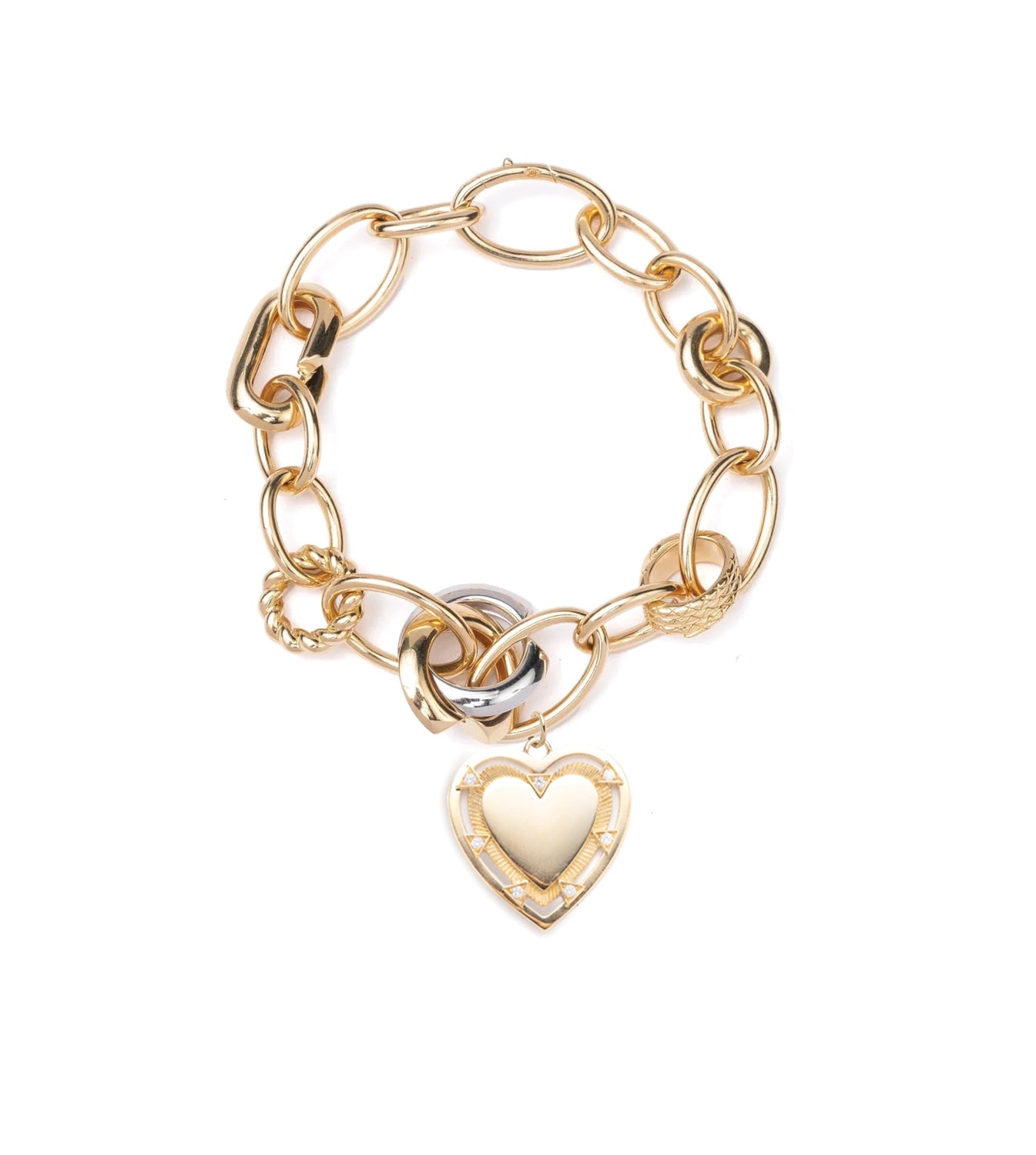 Heart Token - Love : Menagerie Chain Bracelet