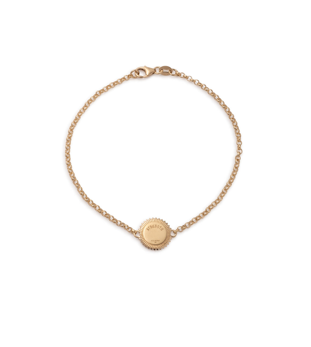 18K Yellow Gold Strength : Mini Stationary Bracelet – FoundRae