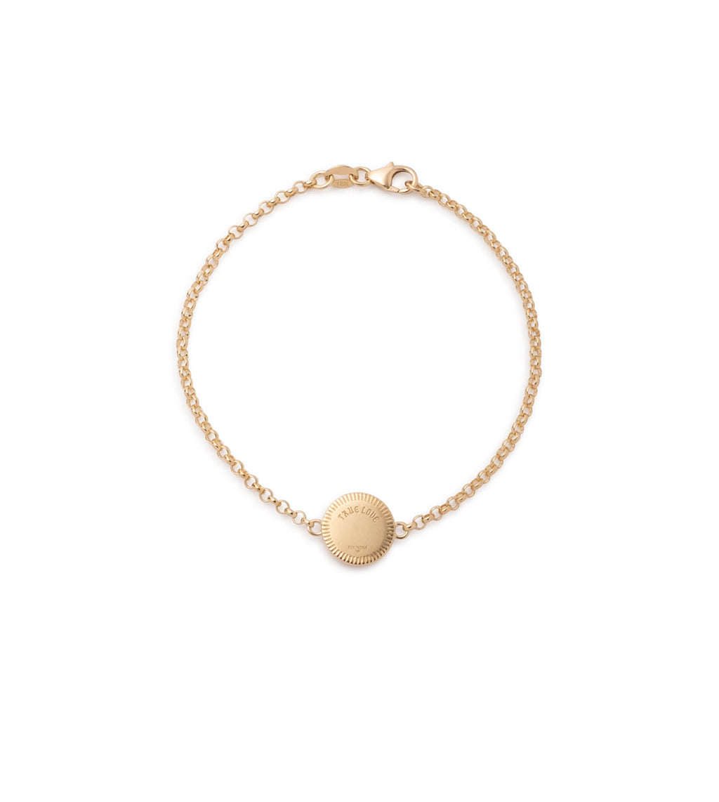 18K Yellow Gold True Love : Mini Stationary Bracelet – FoundRae