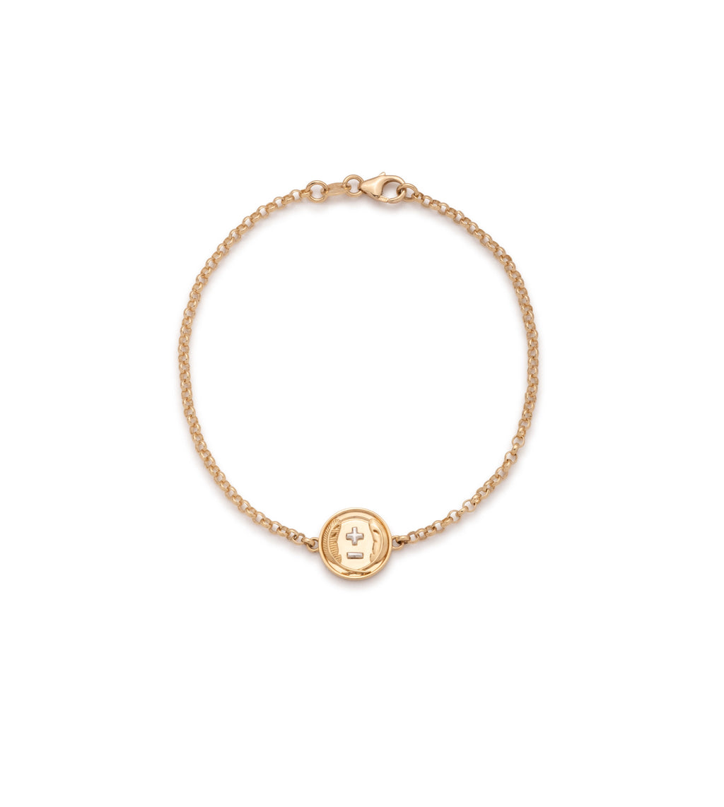 Vivacity Stationary Bracelet : in Yellow Gold view 1