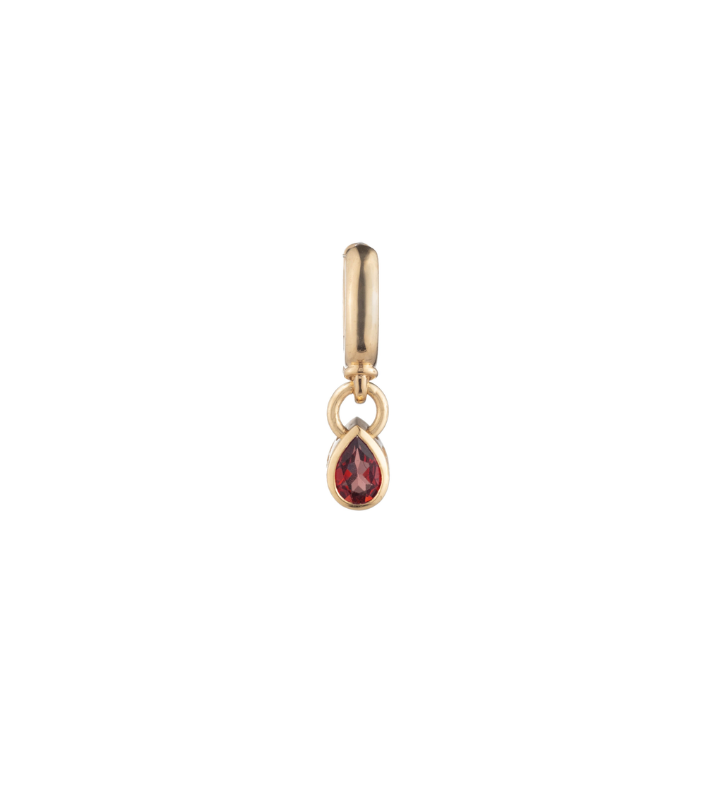 Forever & Always a Pair - Love : Ruby Hoop Earring view 1