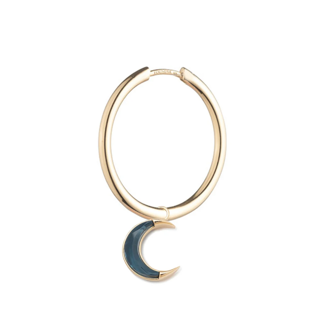 Gemstone Crescent - Karma : Oversized Hoop view 1