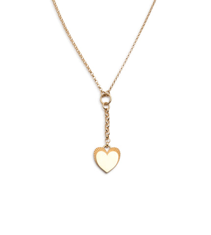 Engravable Heart : Small Mixed Belcher Extension Necklace