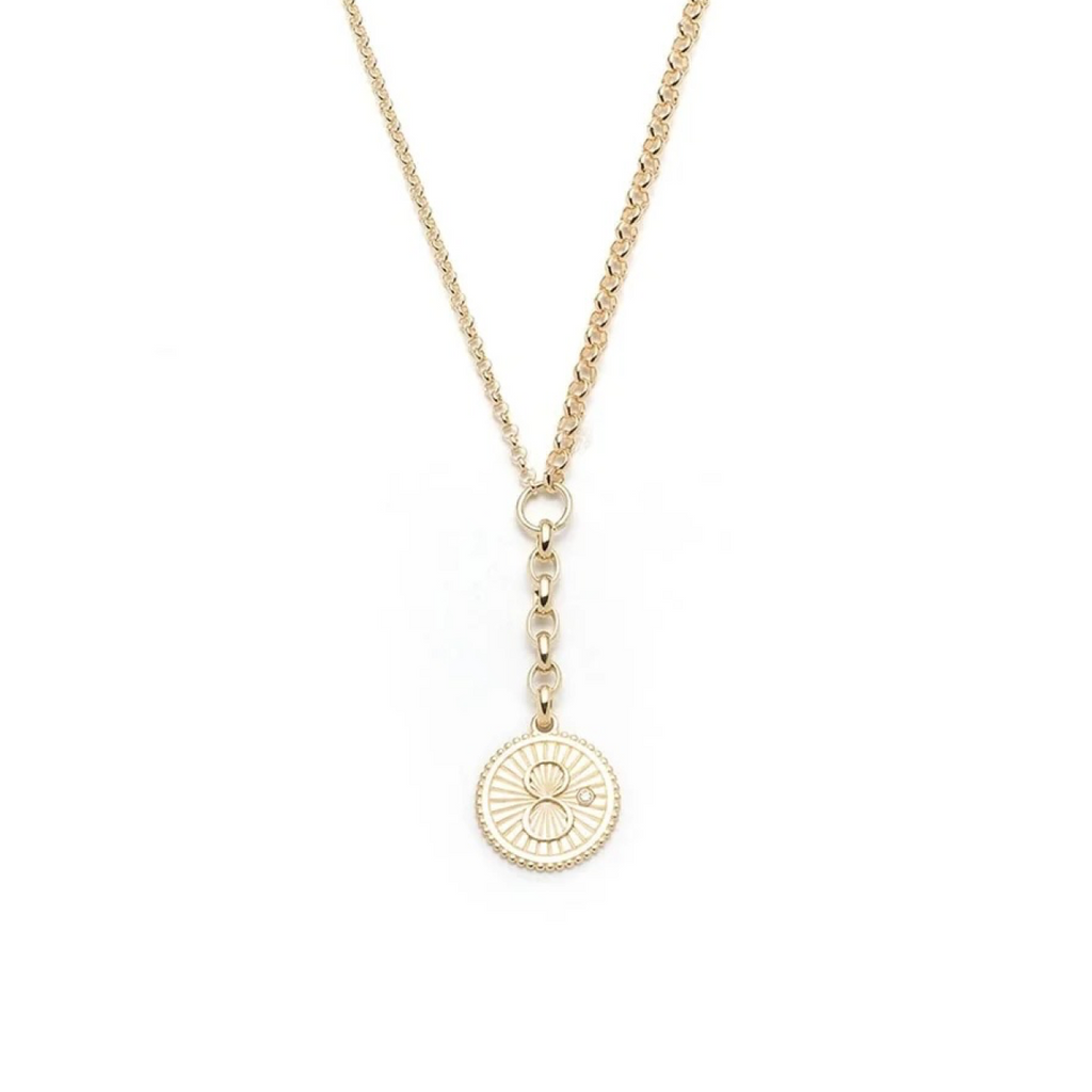 Karma : Medium Mixed Belcher Extension Chain Necklace view 1