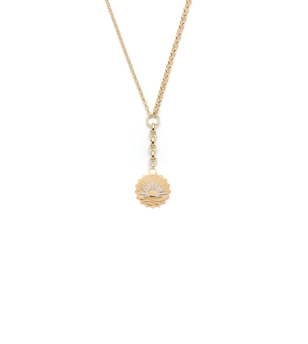 New Beginnings - Internal Compass : Medium Mixed Belcher Extension Chain Necklace view 1