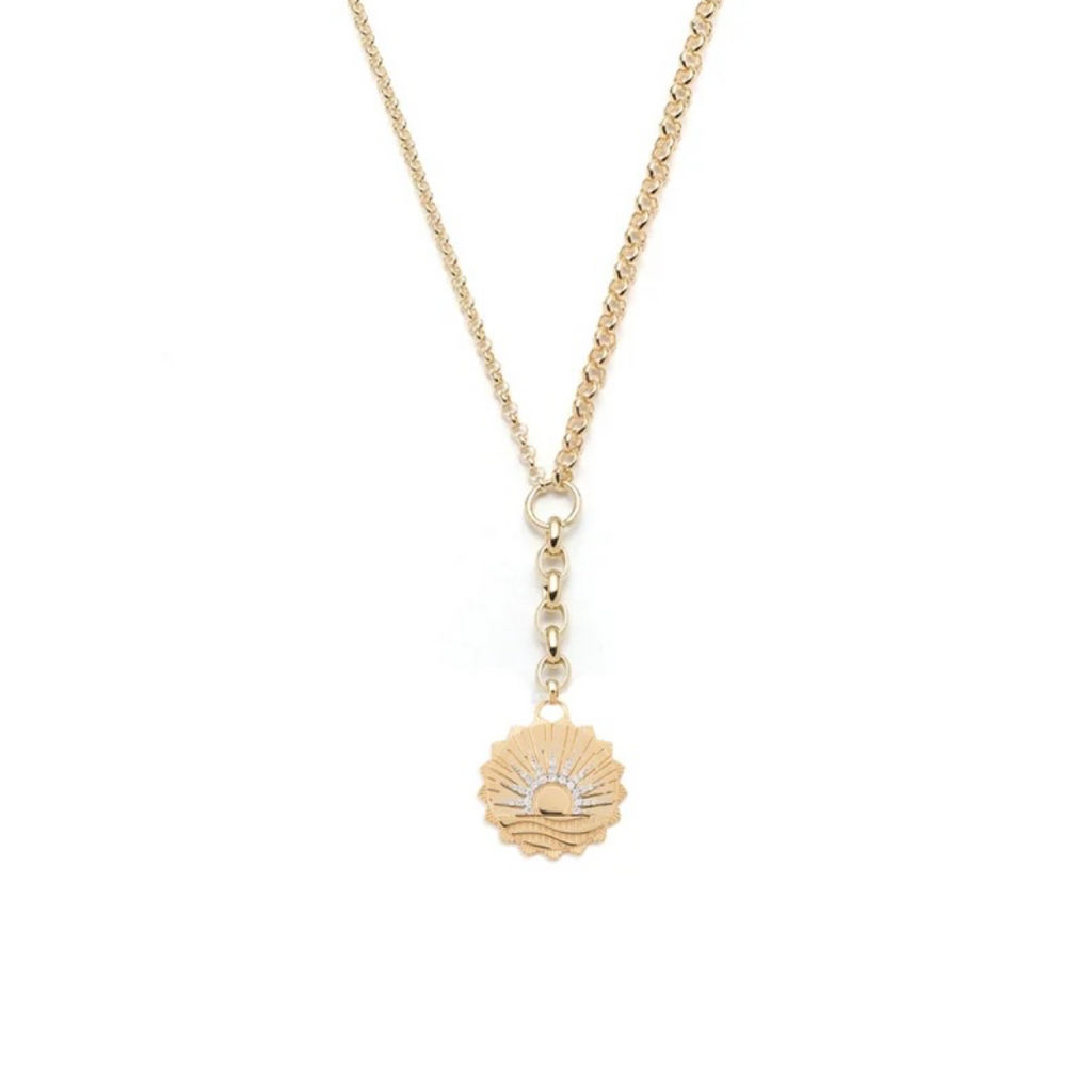 New Beginnings - Internal Compass : Medium Mixed Belcher Extension Chain Necklace view 1