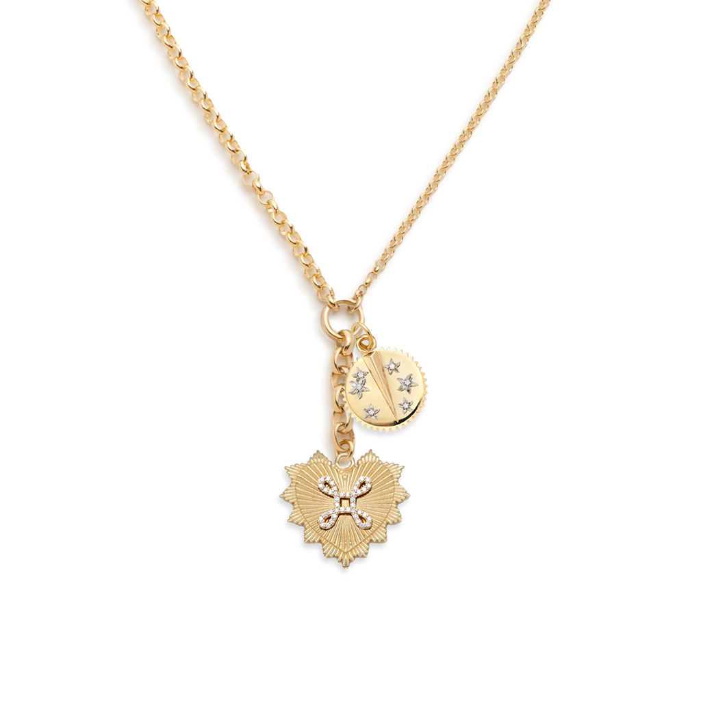 True Love & Resilience Story : Medium Mixed Belcher Extension Chain Necklace view 1