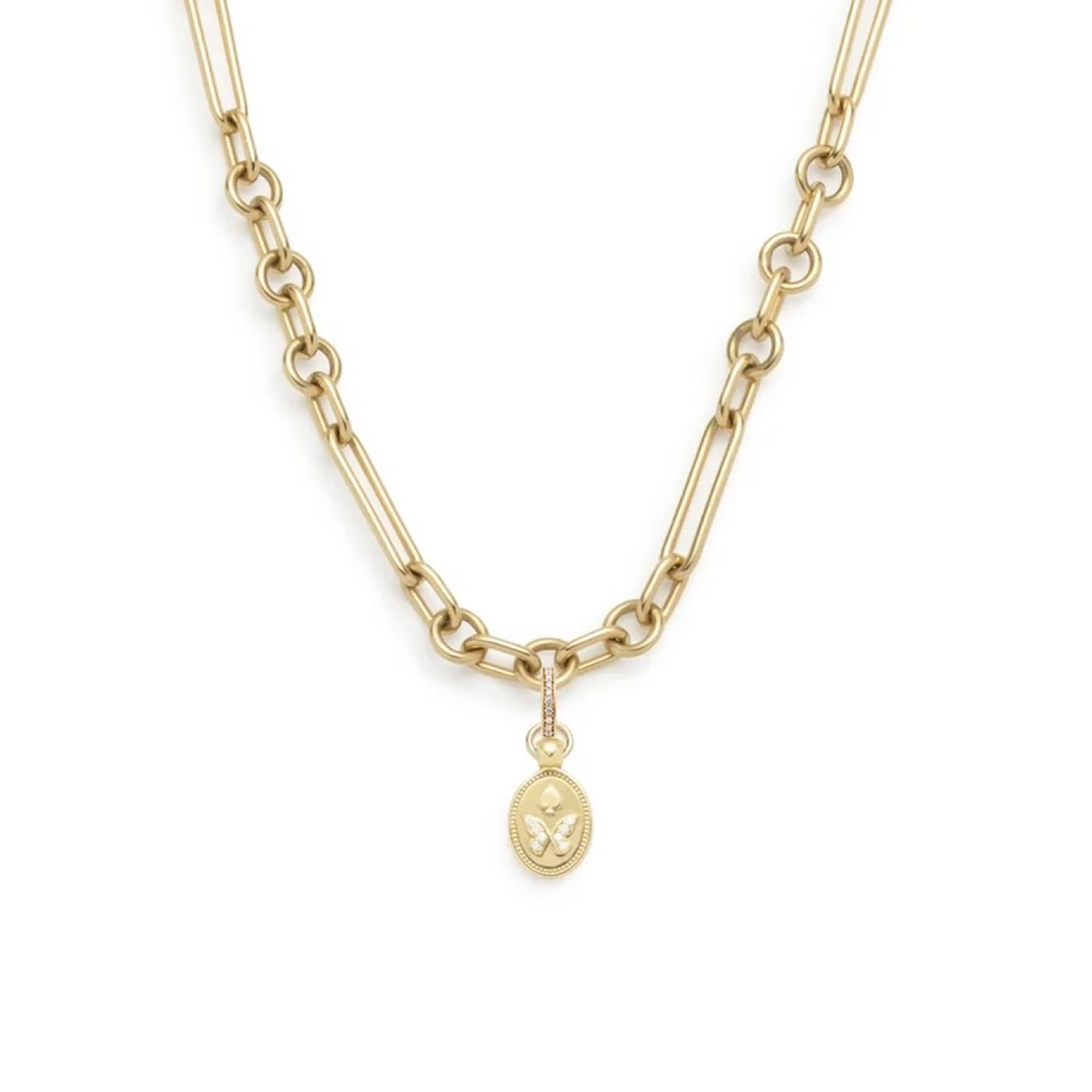 Reverie : Small Mixed Clip Chain Necklace view 1