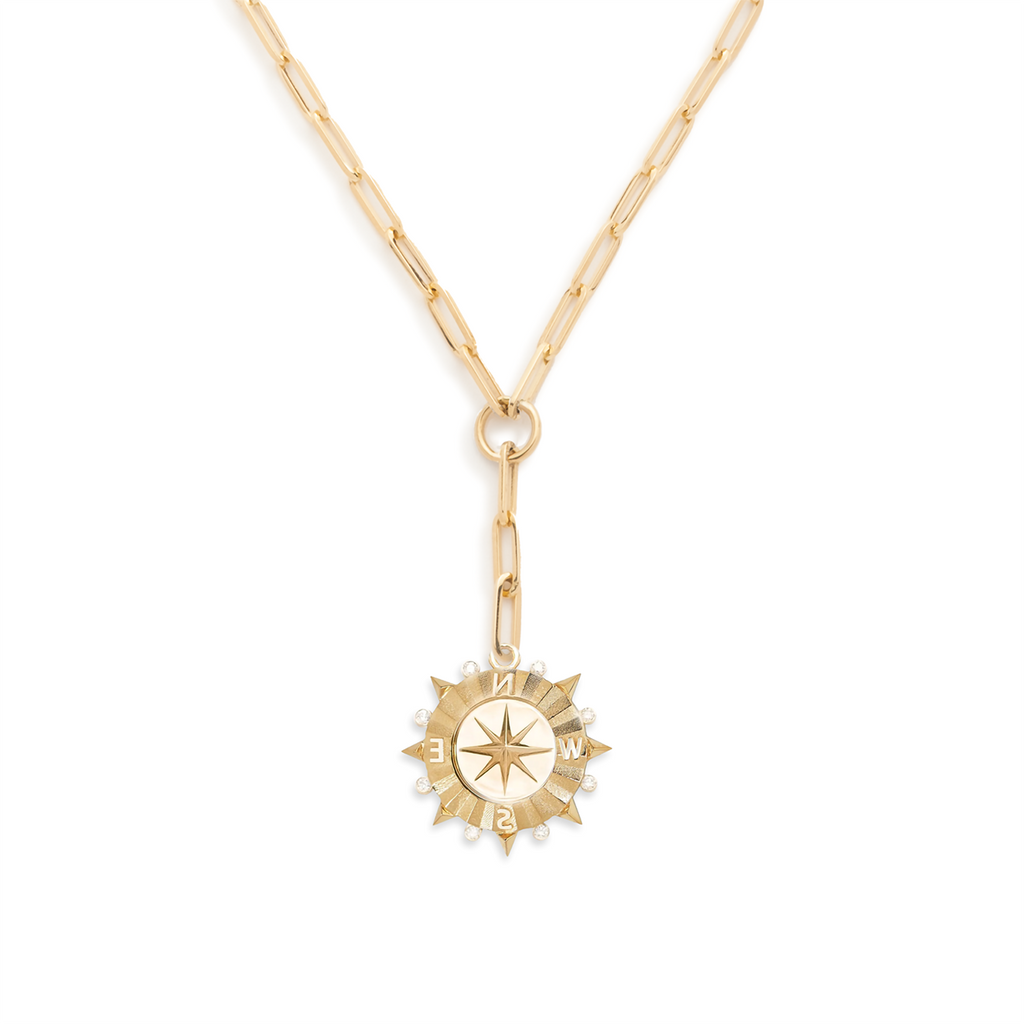 Internal Compass : Classic Fob Clip Extension Chain Necklace view 1