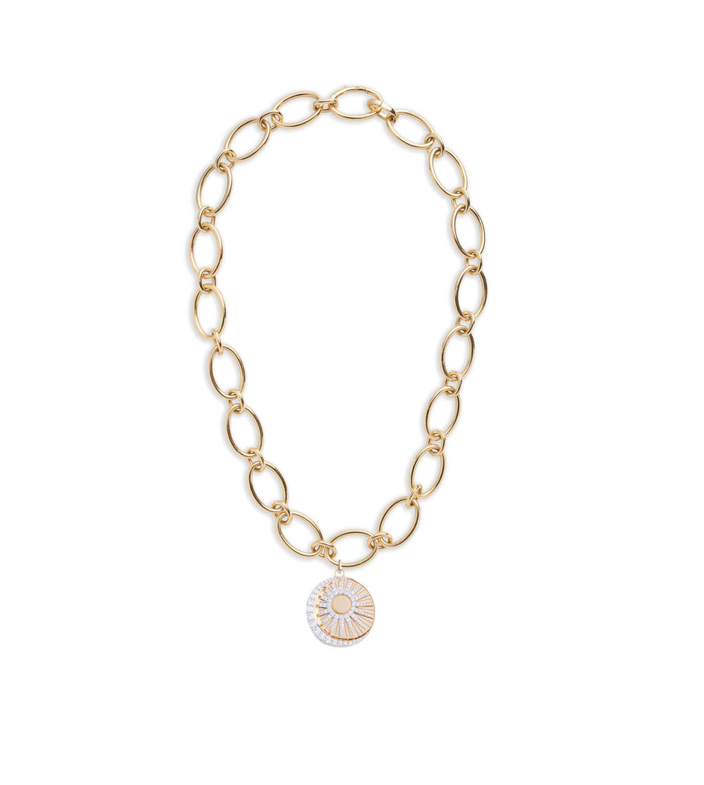 18K Yellow Gold Balance : Oval Link Chain Necklace – FoundRae