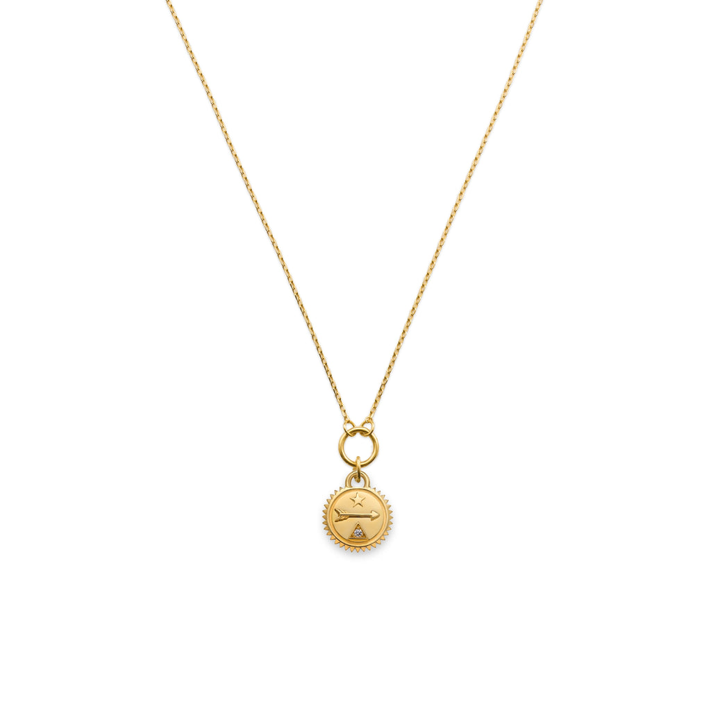 18K Yellow Gold Dream | Thread Necklace | Diamond, Yellow Gold – FoundRae view 1