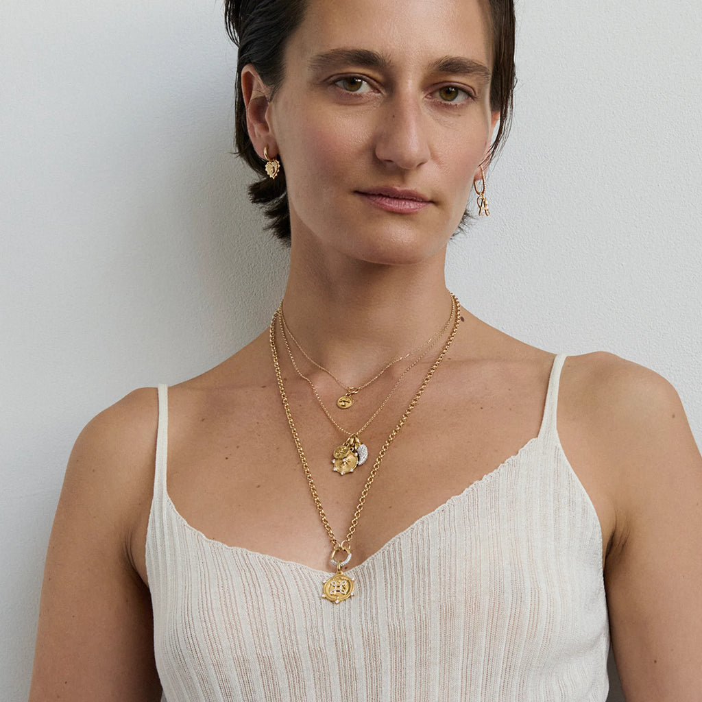 18K Yellow Gold Dream | Thread Necklace | Diamond, Yellow Gold – FoundRae view 2