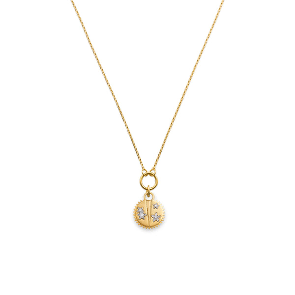 Resilience | Blossoms Thread Necklace | Diamonds, Mixed Gold