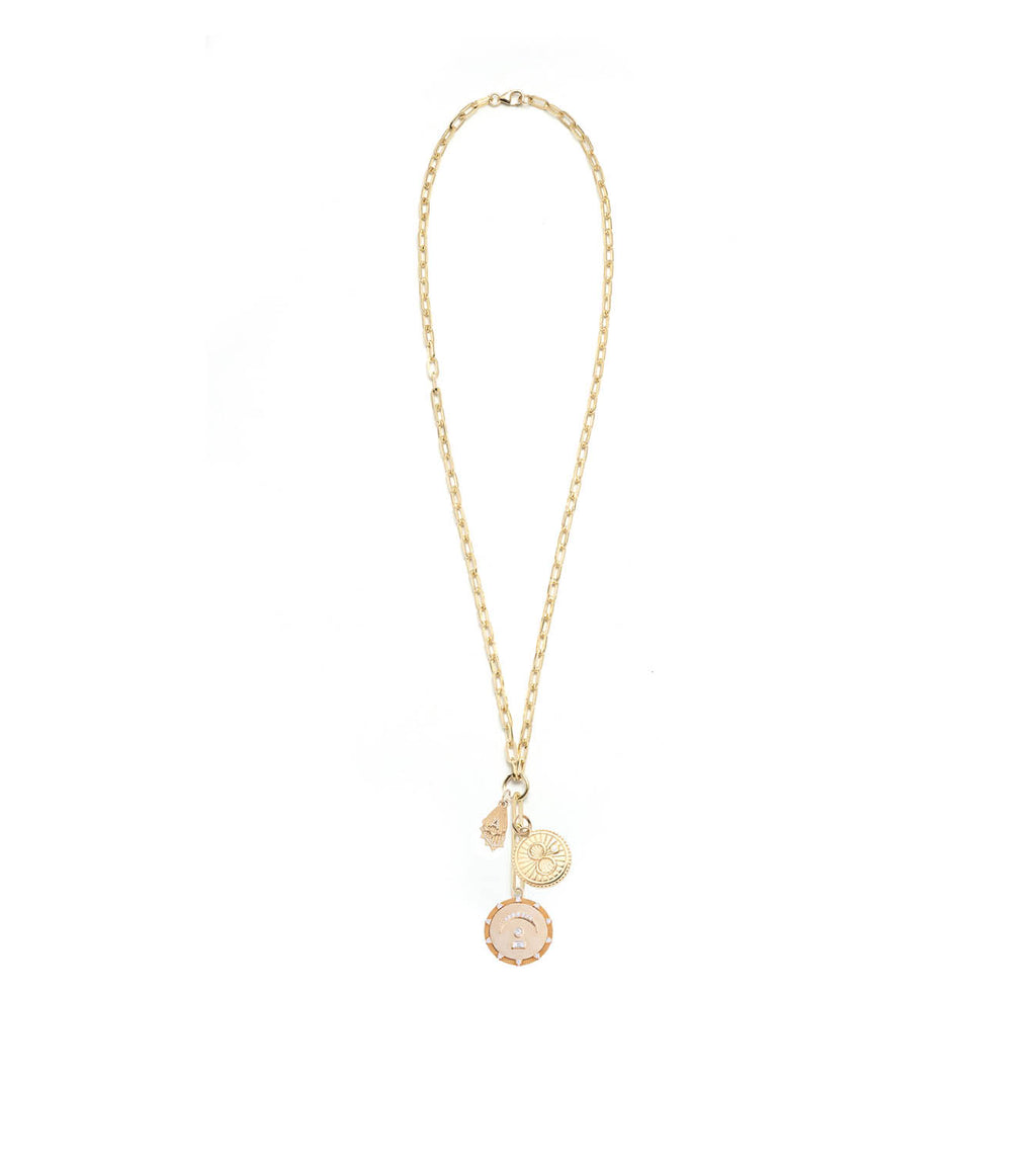 Pause, Balance & Reverie : Classic Fob Clip Extension Chain Necklace view 2