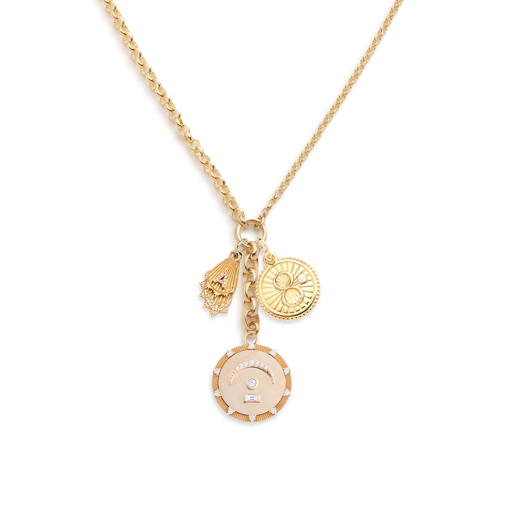 Pause, Balance & Reverie : Classic Fob Clip Extension Chain Necklace view 1