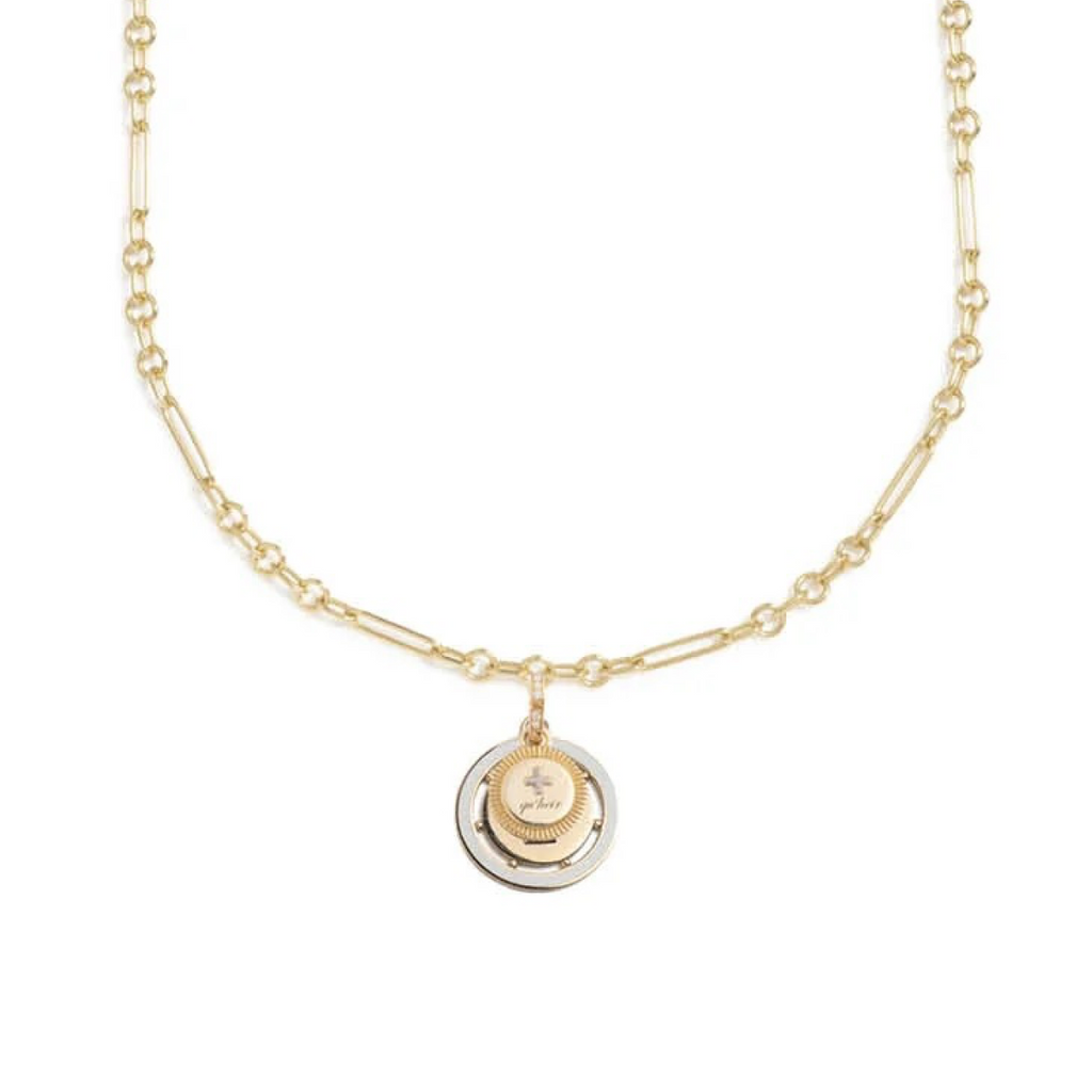 Ever Growing Love - Vivacity : Fine Mixed Clip Chain Couplet Necklace view 1