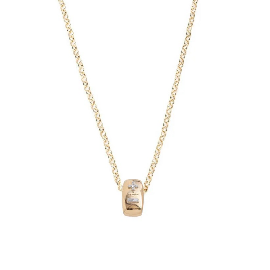 Ever Growing Love - Vivacity : Oversized Oval Heart Slide : Medium Belcher Chain Necklace view 1
