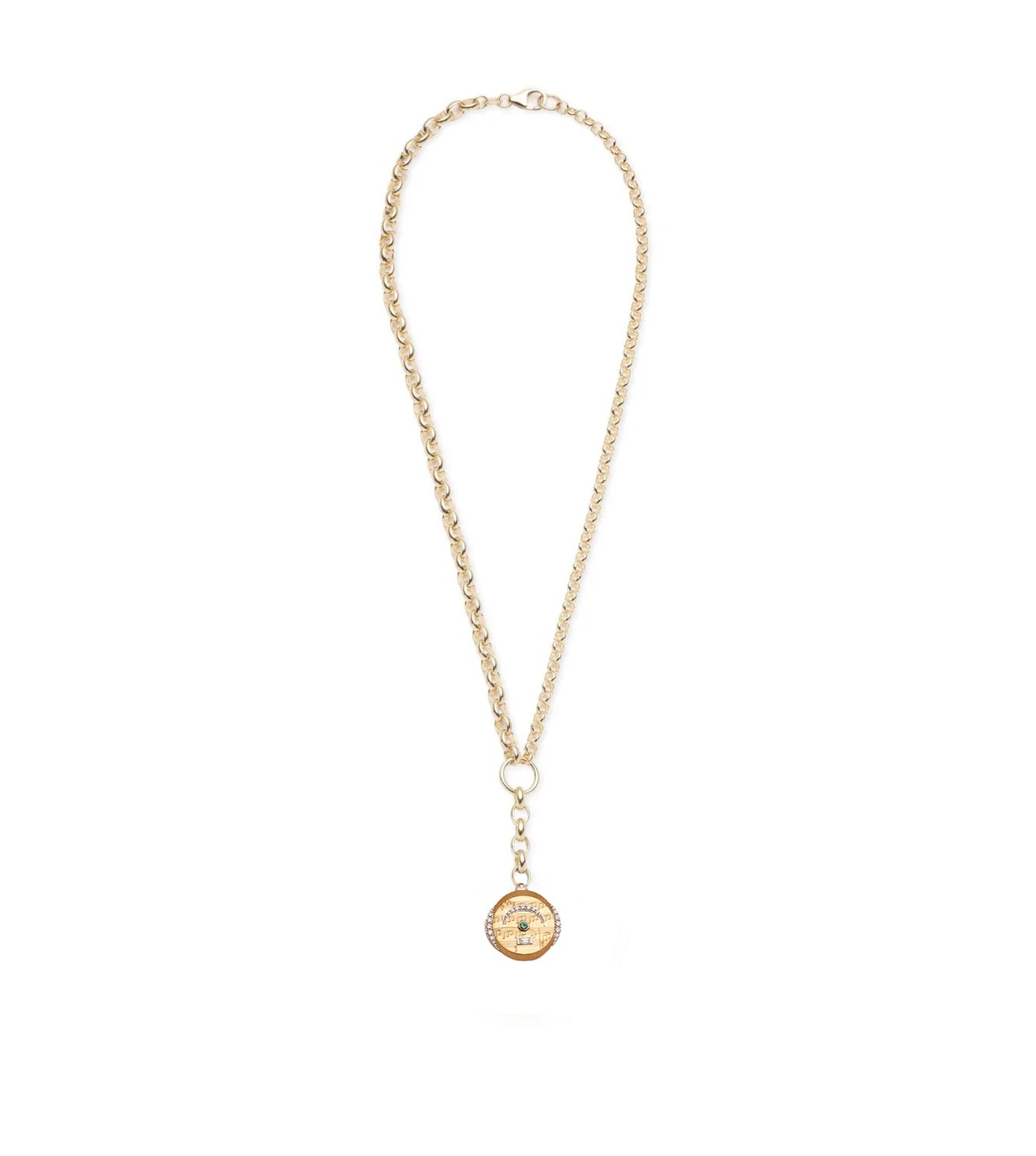 Pause - Internal Compass : Heavy Mixed Belcher Extension Chain Necklace