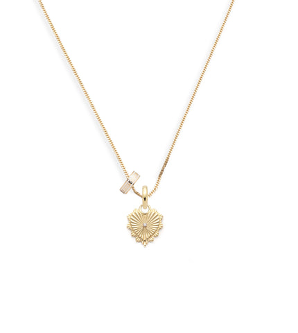 True Love & Wholeness : Fine Diamond Cut Curb Necklace