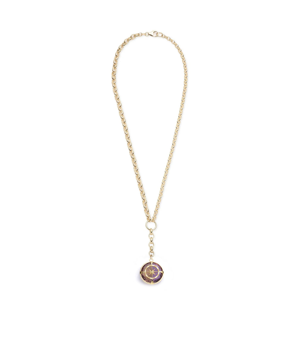 Internal Compass : Ametrine Heavy Mixed Belcher Necklace view 2