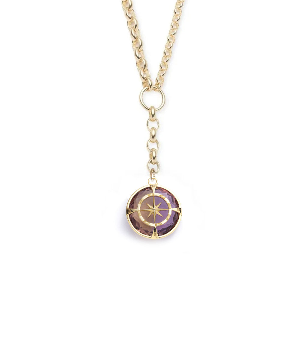 Internal Compass : Ametrine Heavy Mixed Belcher Necklace view 1