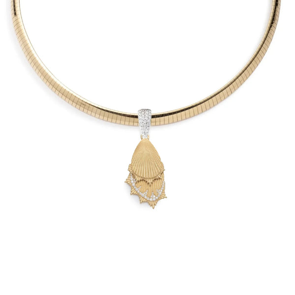 Butterfly Wings : Medium Sleek Collar Necklace