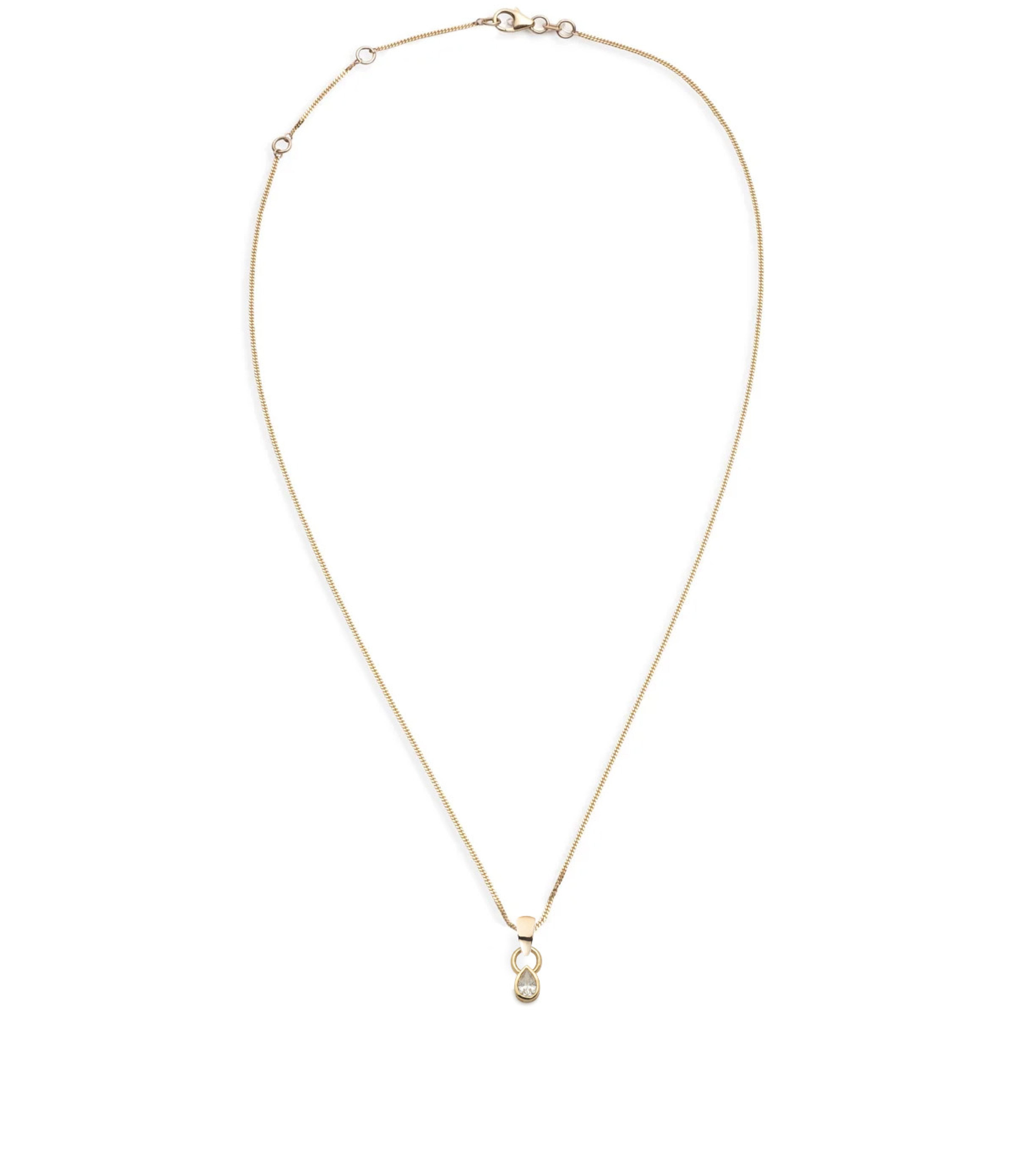 Forever & Always a Pair Diamond - Love : Fine Diamond Cut Curb Necklace