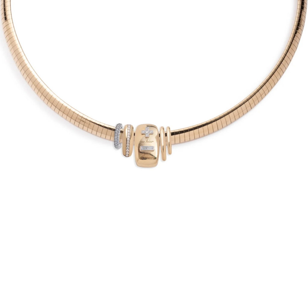 Vivacity & True Love : Medium Sleek Collar Necklace view 1