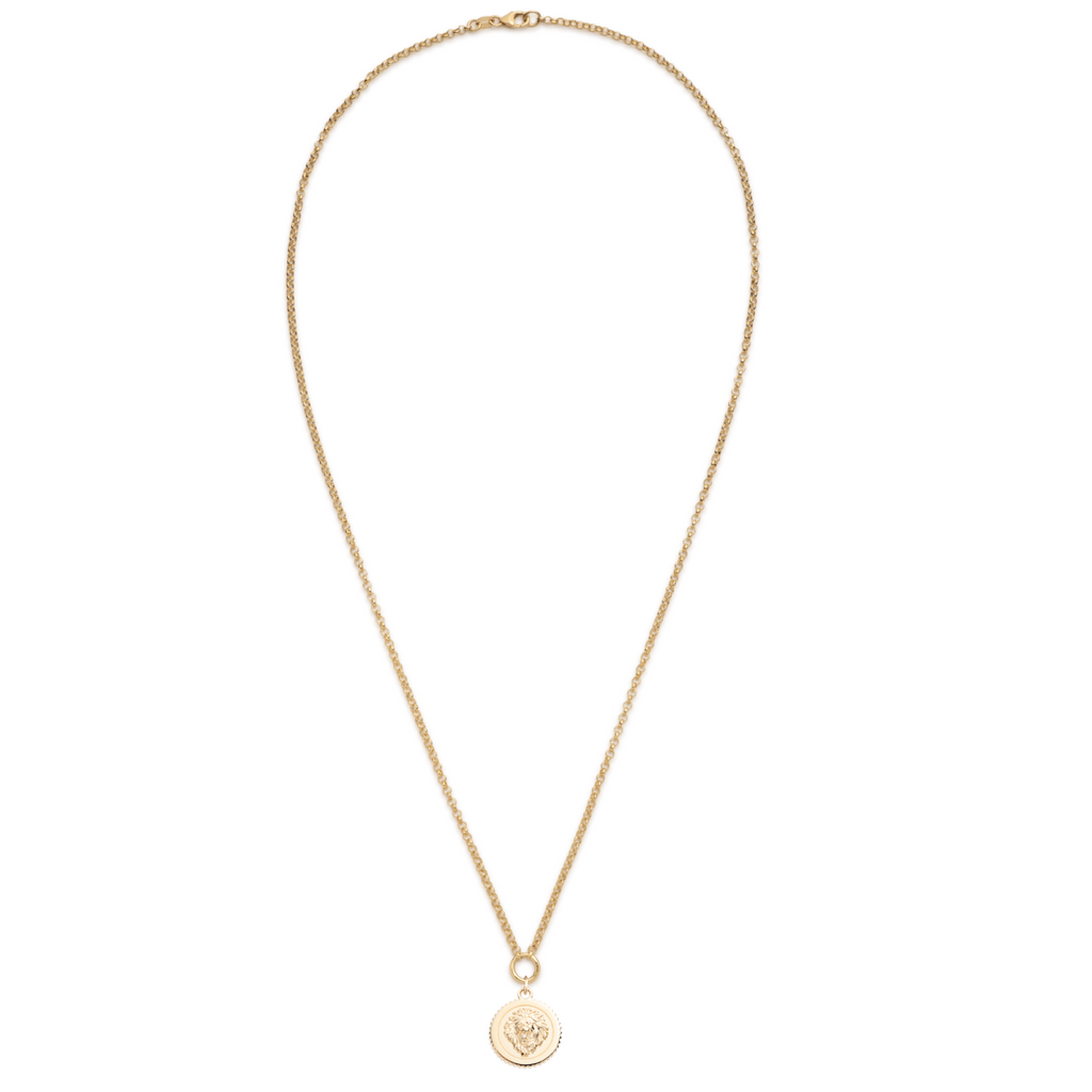 18K Yellow Gold Strength Small Stationary Belcher Necklace : In Yellow Gold – FoundRae view 3
