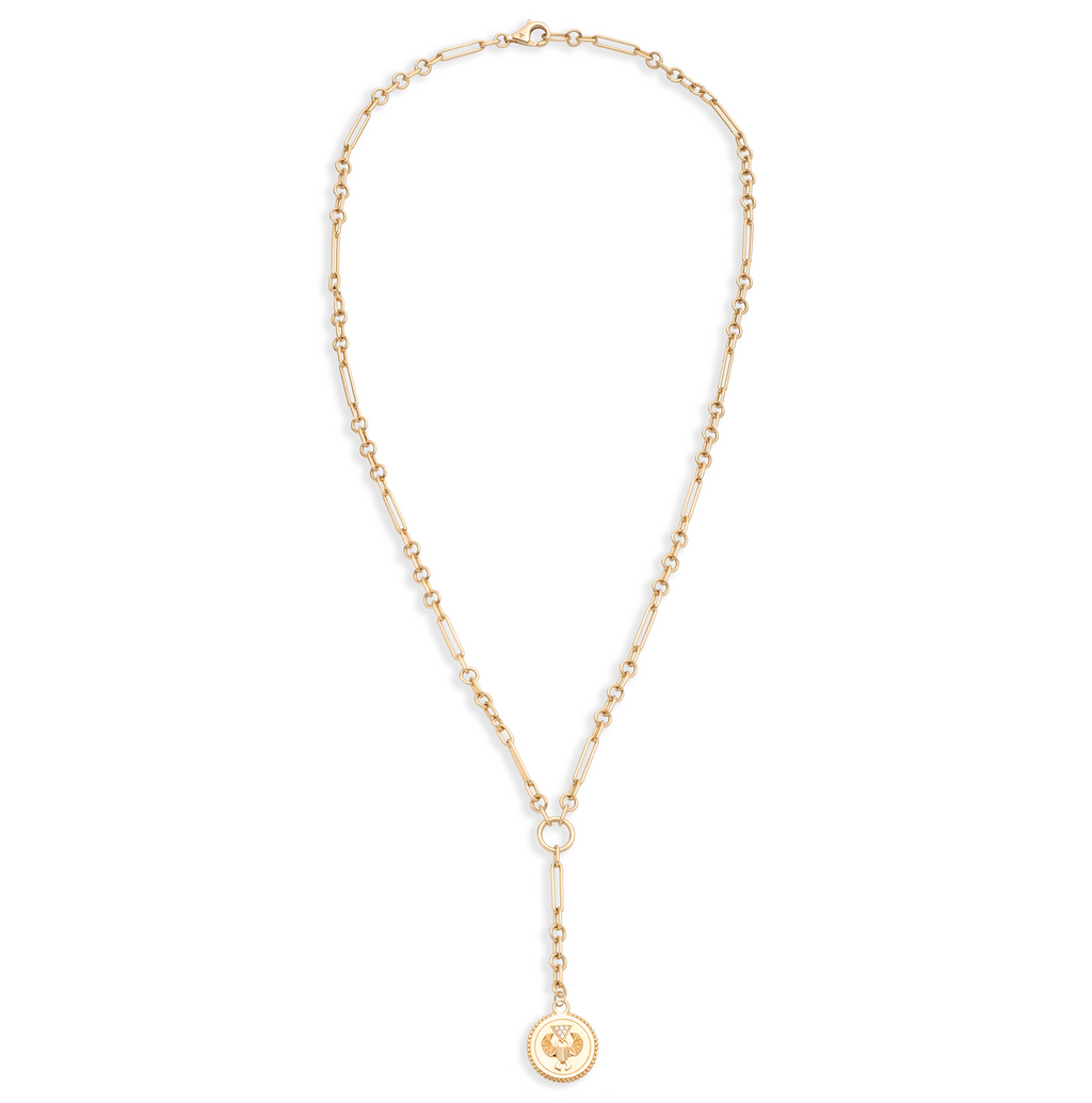 18K Yellow Gold Protection | Fine Mixed Clip Extension Necklace | Diamonds, Yellow Gold – FoundRae view 4