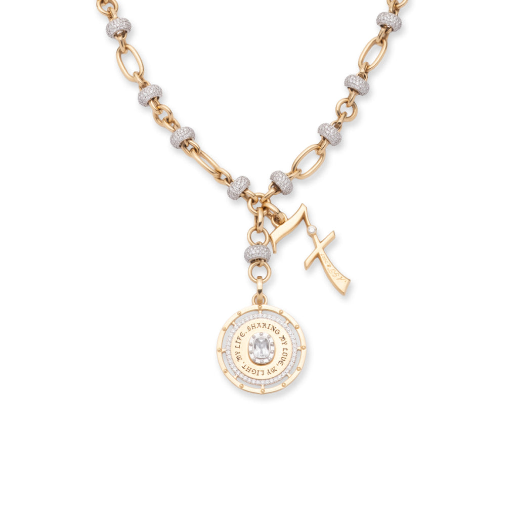 Commitment and Number Orbit Extension Story : in Yellow Gold with Diamonds view 1