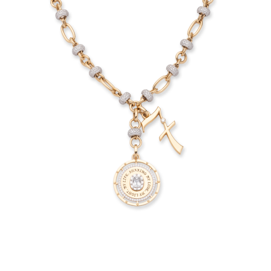 Commitment and Number Orbit Extension Story : in Yellow Gold with Diamonds view 1