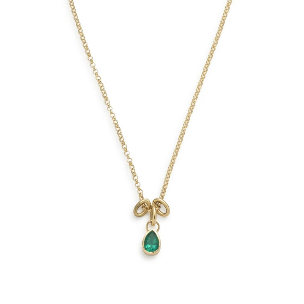 Forever & Always a Pair :  Emerald Small Belcher Abacus Chain view 1