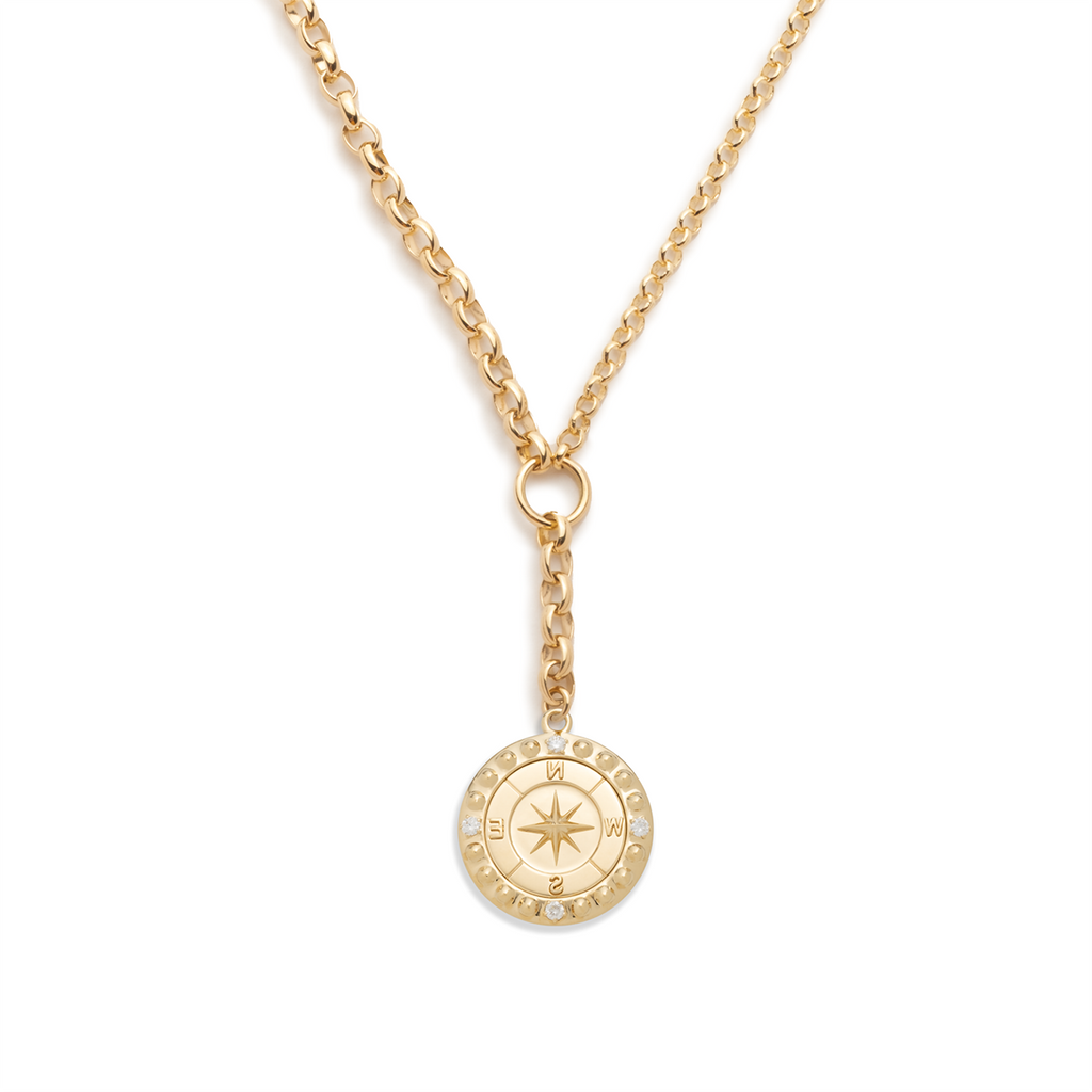 Internal Compass : Heavy Mixed Belcher Extension Chain Necklace view 1