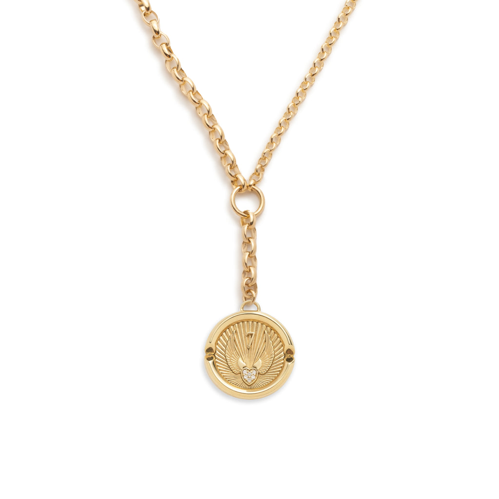 Beloved, With Wings We Fly - Love & Vivacity : Heavy Mixed Belcher Extension Necklace view 1