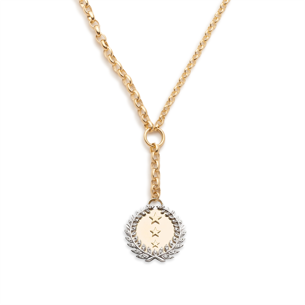 Per Aspera Ad Astra - Dream : Heavy Mixed Belcher Extension Chain Necklace view 1