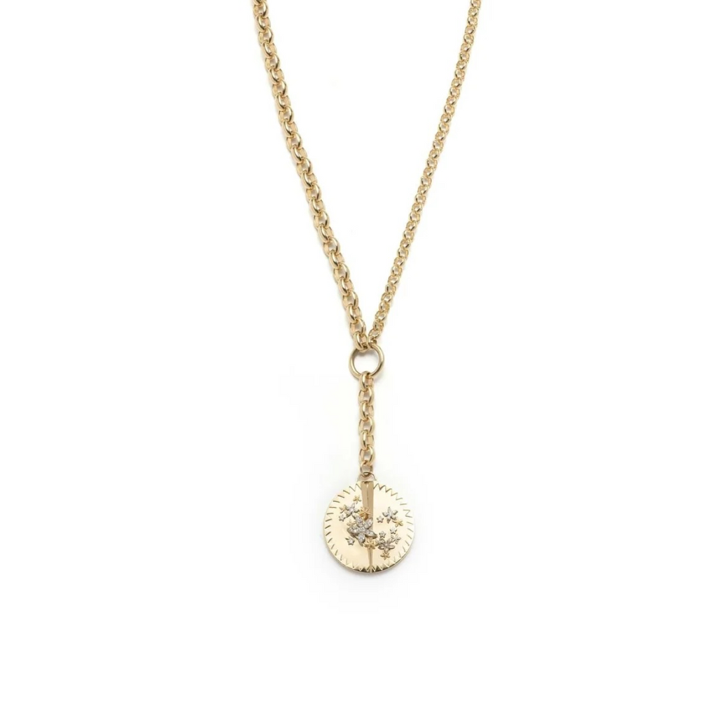 18K Mixed Gold Blossoms - Resilience : Heavy Mixed Belcher Extension Chain Necklace – FoundRae view 3
