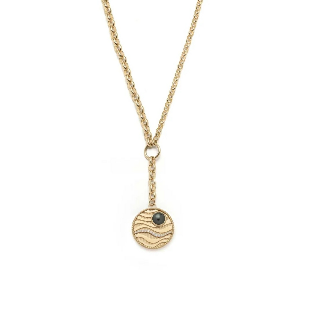 Sana - Wholeness : Heavy Mixed Belcher Extension Chain Necklace view 1