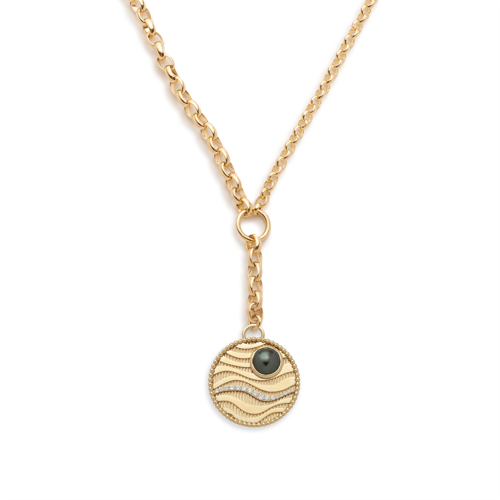 Sana - Wholeness : Heavy Mixed Belcher Extension Chain Necklace view 1