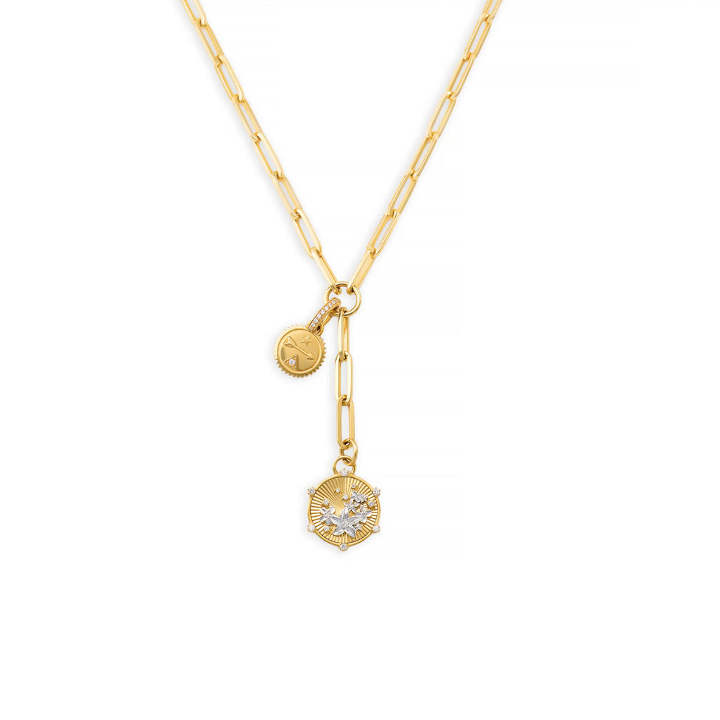 Resilience - Dream | Blossoms Small Clip Extension Necklace | Diamonds, Mixed Gold view 1